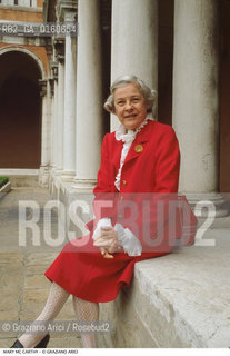 Caption: Nome: .MC CARTHY MARY.Descrizione: .ANTROPOLOGIA ANTROPOLOGA SAGGISTA/ALLA FONDAZIONE CINI A VENEZIA .Credit: ©Graziano Arici/Rosebud2 / Costo: .A.Nazione: .USA.Cittˆ: ..Data: .1994