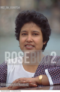 Caption: Nome: .NASREEN TASLIMA.Descrizione: .LETTERATURA SCRITTRICE .Credit: ©Graziano Arici/Rosebud2 / Costo: .A.Nazione: .BANGLADESH.Cittˆ: ..Data: .1995