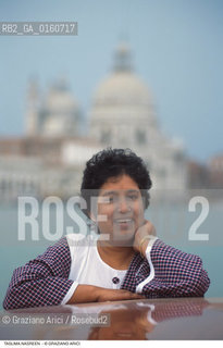 Caption: Nome: .NASREEN TASLIMA.Descrizione: .LETTERATURA SCRITTRICE/A VENEZIA .Credit: ©Graziano Arici/Rosebud2 / Costo: .A.Nazione: .BANGLADESH.Cittˆ: .VENEZIA.Data: .1995