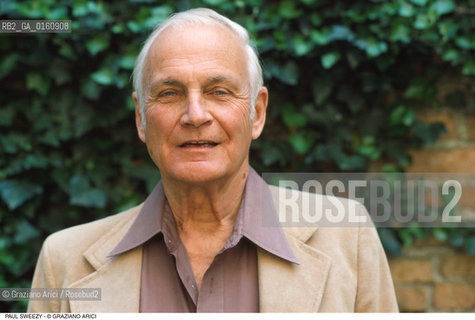 Caption: Nome: .SWEEZY PAUL.Descrizione: .ECONOMIA ECONOMISTA MARXISTA SAGGISTA DIRETTORE MONTHLY REVIEW .Credit: ©Graziano Arici/Rosebud2 / Costo: .A.Nazione: .USA.Cittˆ: ..Data: .1989
