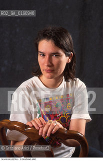 Caption: Nome: .BALLESTRA SILVIA.Descrizione: .LETTERATURA SCRITTRICE.Credit: ©Graziano Arici/Rosebud2 / Costo: .A.ITALIA.Cittˆ: ..Data: .1995