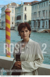 Caption: Nome: .MAZZANTINI MARGARET.Descrizione: .LETTERATURA SCRITTRICE ATTRICE TEATRO/A VENEZIA.Credit: ©Graziano Arici/Rosebud2 / Costo: .A.Nazione: .ITALIA.Cittˆ: .VENEZIA.Data: .1996