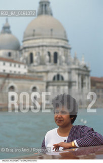 Caption: Nome: .NASREEN TASLIMA.Descrizione: .LETTERATURA SCRITTRICE/A VENEZIA .Credit: ©Graziano Arici/Rosebud2 / Costo: .A.Nazione: .BANGLADESH.Cittˆ: .VENEZIA.Data: .1995