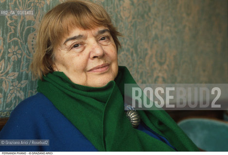 Caption: Nome: .PIVANO FERNANDA.Descrizione: .LETTERATURA AMERICANA CRITIC0 TRADUTTRICE SAGGISTA/A VENEZIA .Credit: ©Graziano Arici/Rosebud2 / Costo: .A.Nazione: .ITALIA.Cittˆ: ..Data: .1996