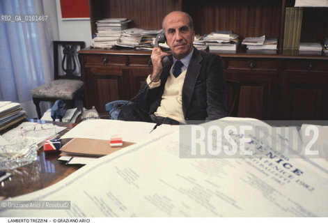 Nome: .TREZZI.NI LAMBERTO.Descrizione: .STORICO SOVRINTENDENTE DEL GRAN TEATRO LA FENICE.Credit: ©Graziano Arici/Rosebud2 / Costo: .A.Nazione: .ITALIA.Cittˆ: .VENEZIA.Data: .1984.
