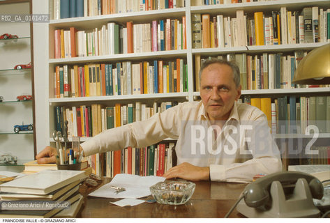 Caption: Nome: .VALLE FRANCOISE.Descrizione: .EDITORIA DIRETTORE EDITORIALE SAGGISTA/LIBRI.Credit: ©Graziano Arici/Rosebud2 / Costo: .A.Nazione: .FRANCIA.Cittˆ: ..Data: .1997
