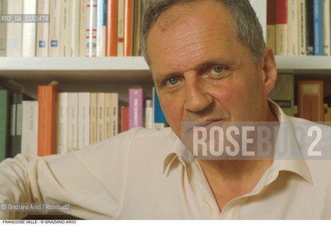 Caption: Nome: .VALLE FRANCOISE.Descrizione: .EDITORIA DIRETTORE EDITORIALE SAGGISTA.Credit: ©Graziano Arici/Rosebud2 / Costo: .A.Nazione: .FRANCIA.Cittˆ: ..Data: .1997