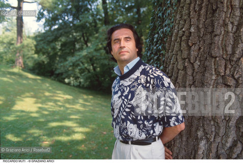 Caption: Nome: .MUTI RICCARDO.Descrizione: .MUSICA CLASSICA DIRETTORE DORCHESTRA.Credit: ©Graziano Arici/Rosebud2 / Costo: .A.Nazione: .ITALIA.Cittˆ: .SALISBURGO.Data: .1992