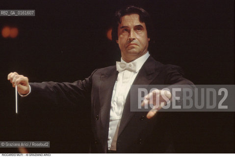 Caption: Nome: .MUTI RICCARDO.Descrizione: .MUSICA CLASSICA DIRETTORE DORCHESTRA/DIRIGE.Credit: ©Graziano Arici/Rosebud2 / Costo: .A.Nazione: .ITALIA.Cittˆ: ..Data: .1994
