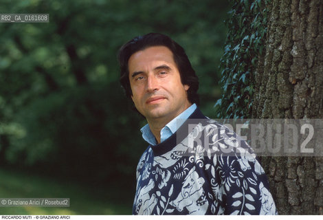 Caption: Nome: .MUTI RICCARDO.Descrizione: .MUSICA CLASSICA DIRETTORE DORCHESTRA.Credit: ©Graziano Arici/Rosebud2 / Costo: .A.Nazione: .ITALIA.Cittˆ: .SALISBURGO.Data: .1992