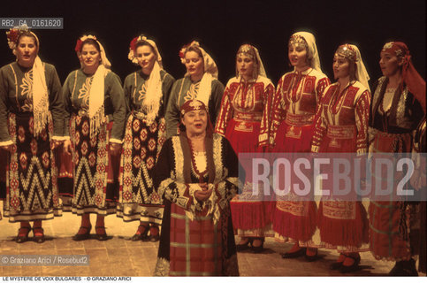 Caption: Nome: .LE MYSTERE DE VOIX BULGARES.Descrizione: .MUSICA FOLK CORO BULGARO.Credit: ©Graziano Arici/Rosebud2 / Costo: .A.Nazione: .BULGARIA.Cittˆ: ..Data: .1995
