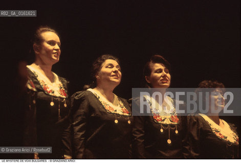 Caption: Nome: .LE MYSTERE DE VOIX BULGARES.Descrizione: .MUSICA FOLK CORO BULGARO.Credit: ©Graziano Arici/Rosebud2 / Costo: .A.Nazione: .BULGARIA.Cittˆ: ..Data: .1995