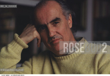 Nome: .NONO LUIGI.Descrizione: .MUSICA CLASSICA ELETTRONICA COMPOSITORE CONTEMPORANEO.Credit: ©Graziano Arici/Rosebud2 / Costo: .A.Nazione: .ITALIA.Cittˆ: .VENEZIA.Data: .1983.