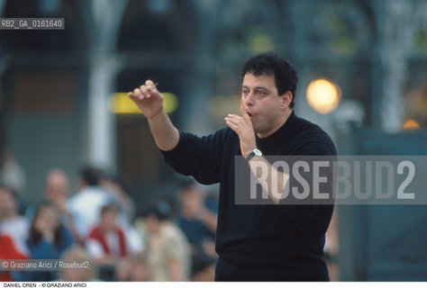Caption: Nome: .OREN DANIEL.Descrizione: .MUSICA CLASSICA DIRETTORE DORCHESTRA.Credit: ©Graziano Arici/Rosebud2 / Costo: .A.Nazione: .ISRAELE.Cittˆ: ..Data: .1995