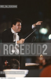 Caption: Nome: .OREN DANIEL.Descrizione: .MUSICA CLASSICA DIRETTORE DORCHESTRA/DIRIGE .Credit: ©Graziano Arici/Rosebud2 / Costo: .A.Nazione: .ISRAELE.Cittˆ: ..Data: .1991