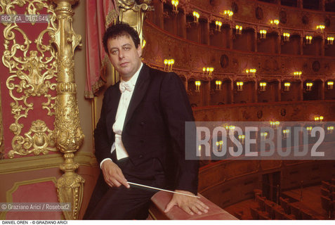 Caption: Nome: .OREN DANIEL.Descrizione: .MUSICA CLASSICA DIRETTORE DORCHESTRA/NEL GRAN TEATRO LA FENICE .Credit: ©Graziano Arici/Rosebud2 / Costo: .A.Nazione: .ISRAELE.Cittˆ: ..Data: .1991