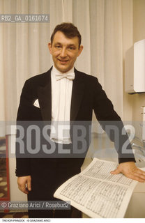 Caption: Nome: .PINNOCK TREVOR.Descrizione: .MUSICA CLASSICA DIRETTORE DORCHESTRA PIANISTA CLAVICEMBALISTA/CON SPARTITO.Credit: ©Graziano Arici/Rosebud2 / Costo: .A.Nazione: .GRAN BRETAGNA.Cittˆ: ..Data: .1992