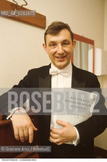 Caption: Nome: .PINNOCK TREVOR.Descrizione: .MUSICA CLASSICA DIRETTORE DORCHESTRA PIANISTA CLAVICEMBALISTA/CON SPARTITO.Credit: ©Graziano Arici/Rosebud2 / Costo: .A.Nazione: .GRAN BRETAGNA.Cittˆ: ..Data: .1992