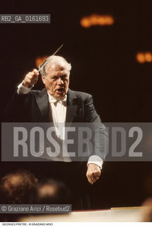 Caption: Nome: .PRETRE GEORGES.Descrizione: .MUSICA CLASSICA DIRETTIRE DORCHESTRA/DIRIGE.Credit: ©Graziano Arici/Rosebud2 / Costo: .A.Nazione: .FRANCIA.Cittˆ: ..Data: .1992