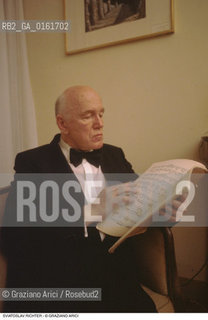 Caption: Nome: .RICHTER SVIATOSLAV.Descrizione: .MUSICA CLASSICA PIANISTA/CON SPARTITO.Credit: ©Graziano Arici/Rosebud2 / Costo: .A.Nazione: .RUSSIA.Cittˆ: ..Data: .1995