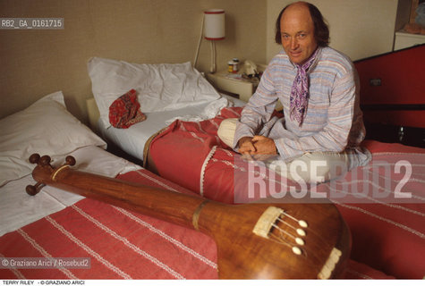 Caption: Nome: .RILEY TERRY.Descrizione: .MUSICA CLASSICA COMPOSITORE CONTEMPORANEO/CON SITAR.Credit: ©Graziano Arici/Rosebud2 / Costo: .A.Nazione: .USA.Cittˆ: ..Data: .1995