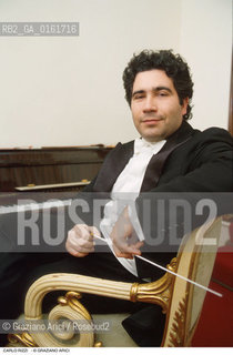 Caption: Nome: .RIZZI CARLO.Descrizione: .MUSICA CLASSICA DIRETTORE DORCHESTRA.Credit: ©Graziano Arici/Rosebud2 / Costo: .A.Nazione: .ITALIA.Cittˆ: ..Data: .1995