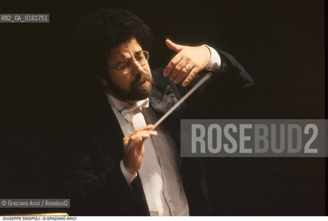 Caption: Nome: .SINOPOLI GIUSEPPE.Descrizione: .MUSICA CLASSICA DIRETTORE DORCHESTRA/DIRIGE.Credit: ©Graziano Arici/Rosebud2 / Costo: .A.Nazione: .ITALIA.Cittˆ: ..Data: .1995