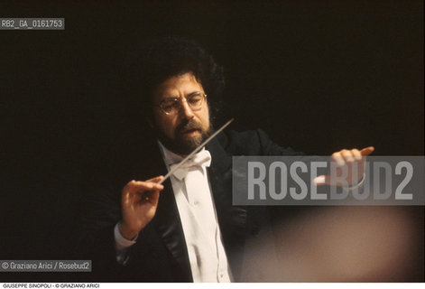 Caption: Nome: .SINOPOLI GIUSEPPE.Descrizione: .MUSICA CLASSICA DIRETTORE DORCHESTRA/DIRIGE.Credit: ©Graziano Arici/Rosebud2 / Costo: .A.Nazione: .ITALIA.Cittˆ: ..Data: .1995