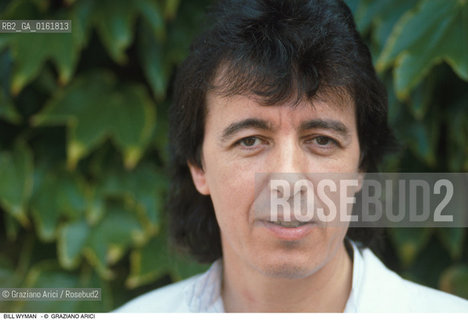Caption: Nome: .WYMAN BILL.Descrizione: .MUSICA POP-ROCK BASSISTA ROLLING STONES.Credit: ©Graziano Arici/Rosebud2 / Costo: .A.Nazione: .GRAN BRETAGNA.Cittˆ: ..Data: .1989