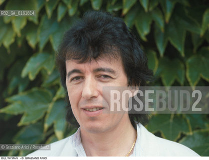 Caption: Nome: .WYMAN BILL.Descrizione: .MUSICA POP-ROCK BASSISTA ROLLING STONES.Credit: ©Graziano Arici/Rosebud2 / Costo: .A.Nazione: .GRAN BRETAGNA.Cittˆ: ..Data: .1989