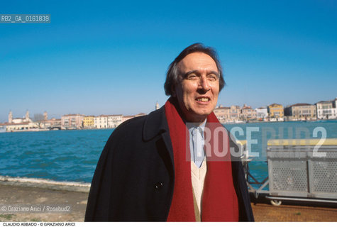 Caption: Nome: .ABBADO CLAUDIO.Descrizione: .MUSICA CLASSICA DIRETTORE DORCHESTRA/DIRIGE.Credit: ©Graziano Arici/Rosebud2 / Costo: .A.Nazione: .ITALIA.Cittˆ: .VENEZIA.Data: .1991