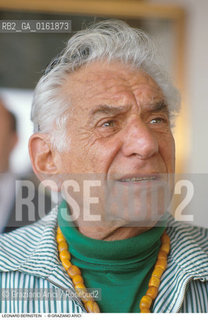 Caption: Nome: .BERNSTEIN LEONARD.Descrizione: .MUSICA CLASSICA COMPOSITORE DIRETTORE DORCHESTRA/CON COLLANA.Credit: ©Graziano Arici/Rosebud2 / Costo: .A.Nazione: .USA.Cittˆ: ..Data: .1993