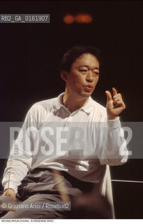 Caption: Nome: .CHUNG MYUNG WHUN.Descrizione: .MUSICA CLASSICA DIRETTORE DORCHESTRA PIANISTA.Credit: ©Graziano Arici/Rosebud2 / Costo: .A.Nazione: .COREA.Cittˆ: ..Data: .1994