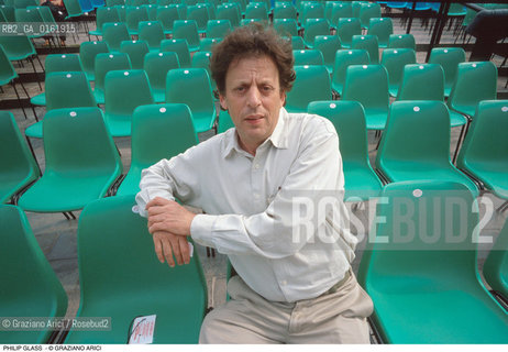 Caption: Nome: .GLASS PHILIP.Descrizione: .MUSICA CLASSICA CONTEMPORANEA COMPOSITORE/ALLE TASTIERE.Credit: ©Graziano Arici/Rosebud2 / Costo: .A.Nazione: .USA.Cittˆ: ..Data: .1992