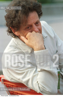Caption: Nome: .GLASS PHILIP.Descrizione: .MUSICA CLASSICA CONTEMPORANEA COMPOSITORE/ALLE TASTIERE.Credit: ©Graziano Arici/Rosebud2 / Costo: .A.Nazione: .USA.Cittˆ: ..Data: .1992