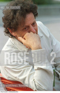 Caption: Nome: .GLASS PHILIP.Descrizione: .MUSICA CLASSICA CONTEMPORANEA COMPOSITORE/ALLE TASTIERE.Credit: ©Graziano Arici/Rosebud2 / Costo: .A.Nazione: .USA.Cittˆ: ..Data: .1992