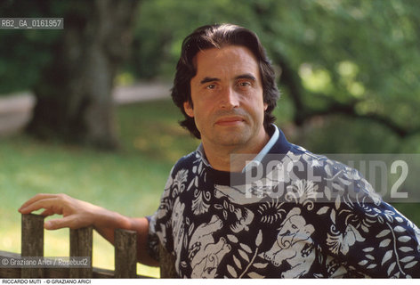 Caption: Nome: .MUTI RICCARDO.Descrizione: .MUSICA CLASSICA DIRETTORE DORCHESTRA.Credit: ©Graziano Arici/Rosebud2 / Costo: .A.Nazione: .ITALIA.Cittˆ: .SALISBURGO.Data: .1992