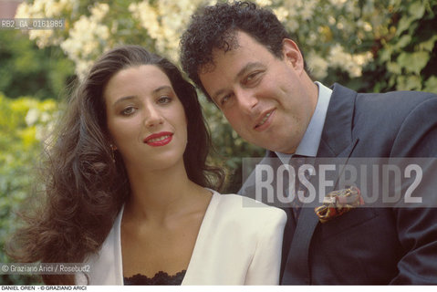 Caption: Nome: .OREN DANIEL.Descrizione: .MUSICA CLASSICA DIRETTORE DORCHESTRA/CON LA MOGLIE.Credit: ©Graziano Arici/Rosebud2 / Costo: .A.Nazione: .ISRAELE.Cittˆ: ..Data: .1991