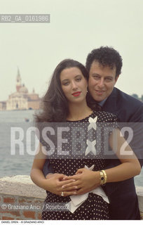Caption: Nome: .OREN DANIEL.Descrizione: .MUSICA CLASSICA DIRETTORE DORCHESTRA/CON LA MOGLIE/.Credit: ©Graziano Arici/Rosebud2 / Costo: .A.Nazione: .ISRAELE.Cittˆ: .VENEZIA.Data: .1991