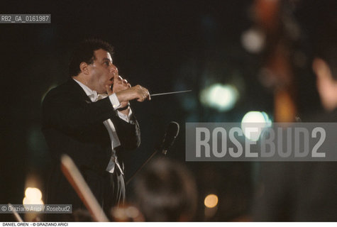 Caption: Nome: .OREN DANIEL.Descrizione: .MUSICA CLASSICA DIRETTORE DORCHESTRA/DIRIGE .Credit: ©Graziano Arici/Rosebud2 / Costo: .A.Nazione: .ISRAELE.Cittˆ: ..Data: .1991