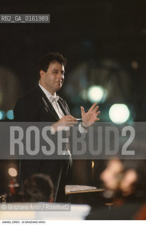 Caption: Nome: .OREN DANIEL.Descrizione: .MUSICA CLASSICA DIRETTORE DORCHESTRA/DIRIGE .Credit: ©Graziano Arici/Rosebud2 / Costo: .A.Nazione: .ISRAELE.Cittˆ: ..Data: .1991