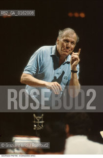 Caption: Nome: .PRETRE GEORGES.Descrizione: .MUSICA CLASSICA DIRETTIRE DORCHESTRA/DIRIGE.Credit: ©Graziano Arici/Rosebud2 / Costo: .A.Nazione: .FRANCIA.Cittˆ: ..Data: .1992