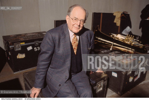 Caption: Nome:.SAWALLISCH WOLFGANG.Descrizione:.MUSICA CLASSICA DIRETTORE DORCHESTRA.CLASSICAL MUSIC CONDUCTOR.Credit:.Graziano Arici/Rosebud2/.Costo:.A.Nazione:.GERMANIA.GERMANY.Cittˆ:..Data:.1997
