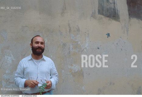 Caption: Nome: .SCIARRINO SALVATORE.Descrizione: .MUSICA CLASSICA COMPOSITORE CONTEMPORANEO.Credit: ©Graziano Arici/Rosebud2 / Costo: .A.Nazione: .ITALIA.Cittˆ: ..Data: .1994