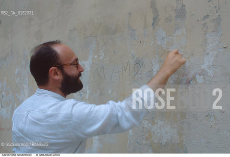 Caption: Nome: .SCIARRINO SALVATORE.Descrizione: .MUSICA CLASSICA COMPOSITORE CONTEMPORANEO.Credit: ©Graziano Arici/Rosebud2 / Costo: .A.Nazione: .ITALIA.Cittˆ: ..Data: .1994