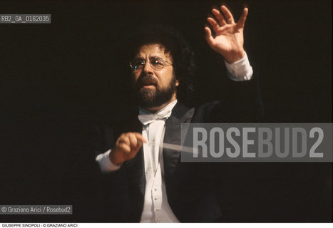 Caption: Nome: .SINOPOLI GIUSEPPE.Descrizione: .MUSICA CLASSICA DIRETTORE DORCHESTRA/DIRIGE.Credit: ©Graziano Arici/Rosebud2 / Costo: .A.Nazione: .ITALIA.Cittˆ: ..Data: .1995