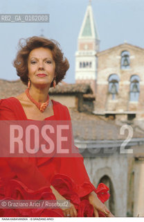 Caption: Nome: .KABAIVANSKA RAINA.Descrizione: .MUSICA CLASSICA CANTANTE LIRICA SOPRANO/A VENEZIA.Credit: ©Graziano Arici/Rosebud2 / Costo: .A.Nazione: .BULGARIA/ITALIA.Cittˆ: .VENEZIA.Data: .1988