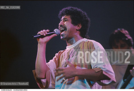 Caption: Nome: .KHALED CHEB.Descrizione: .MUSICA POP CANTANTE.Credit: ©Graziano Arici/Rosebud2 / Costo: .A.Nazione: .ALGERIA.Cittˆ: ..Data: .1996