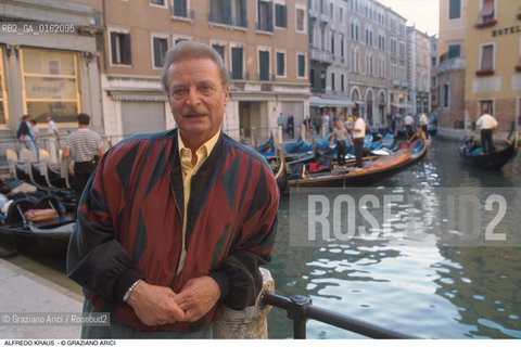 Caption: Nome: .KRAUS ALFREDO.Descrizione: .MUSICA CLASSICA CANTANTE LIRICO TENORE/A VENEZIA.Credit: ©Graziano Arici/Rosebud2 / Costo: .A.Nazione: .SPAGNA.Cittˆ: .VENEZIA.Data: .1996