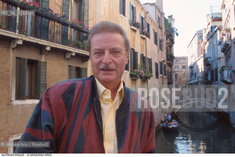 Caption: Nome: .KRAUS ALFREDO.Descrizione: .MUSICA CLASSICA CANTANTE LIRICO TENORE/A VENEZIA.Credit: ©Graziano Arici/Rosebud2 / Costo: .A.Nazione: .SPAGNA.Cittˆ: .VENEZIA.Data: .1996
